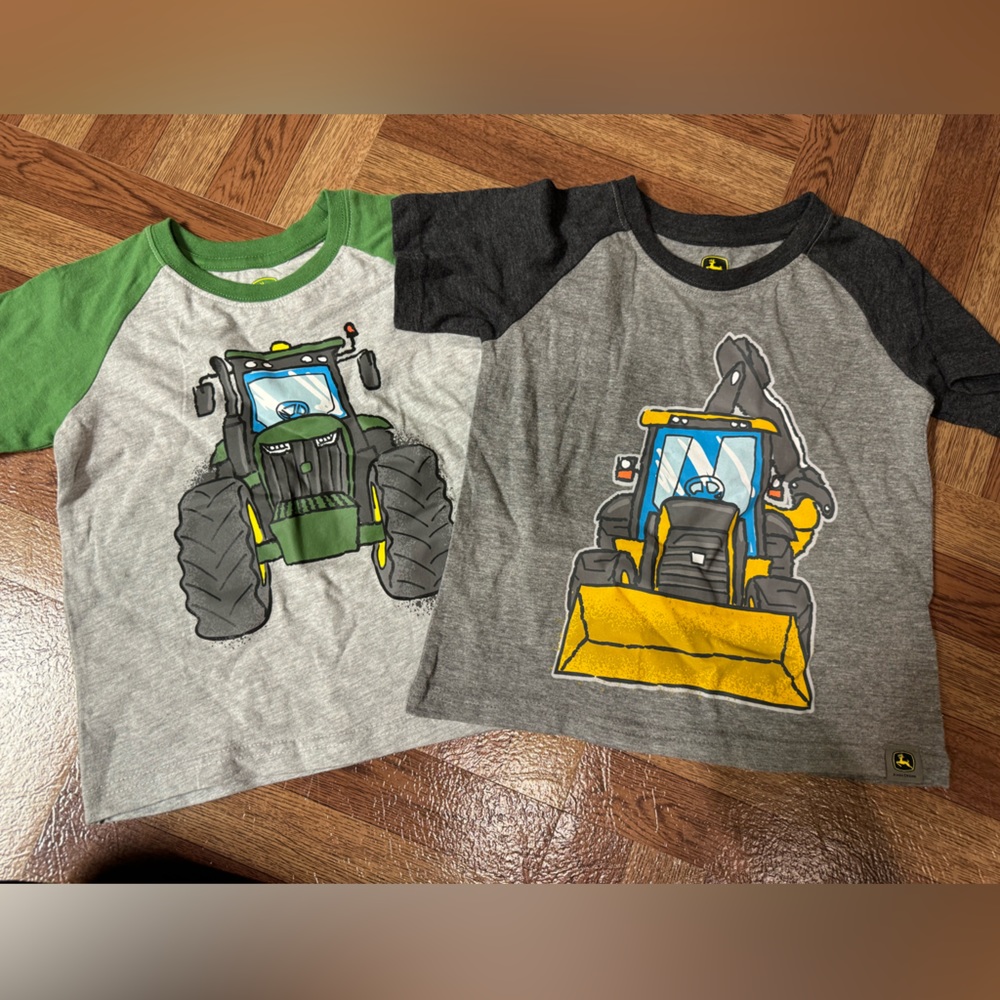 2 John Deere tshirts NWT never worn